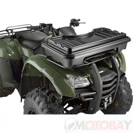 MOOSE UTILITY DIVISION COVERED FRONT BASKET CARGO BOX BLACK