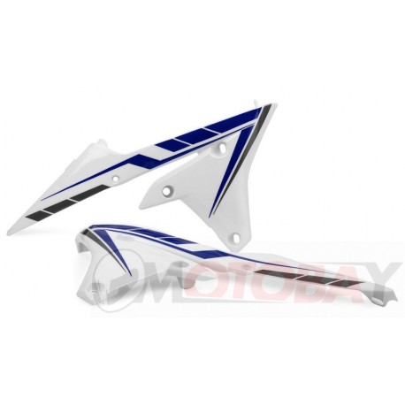 Yamaha YZ250/450F 2014 Polisport radiator scoop with IPD white