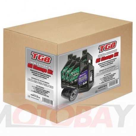 OIL CHANGE KIT + DIFF. - TGB TARGET+BLADE 425/525/550/600 (1PC FILTER, 1PC WASHER, 5L OIL)