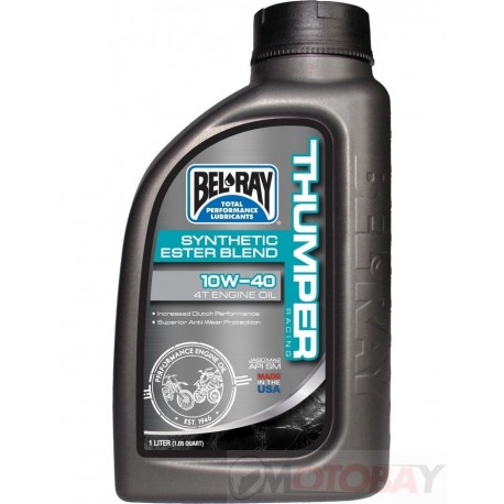 Bel-Ray THUMPER RACING SYNTHETIC ESTER BLEND 4T 10W-40 1 l